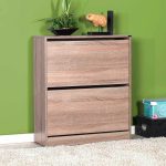 Scarpiera shc520 a due ante a ribalta  rovere