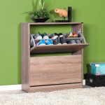 Scarpiera shc520 a due ante a ribalta  rovere