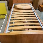 Letto a castello in legno con doppia rete a doghe Usato 827/U