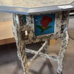 Tavolo Ottagone con piano decorato Nuovo da esposizione 358/U