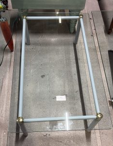 Tavolino in vetro Nuovo da esposizione 359/U