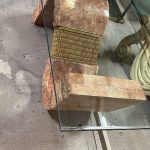 Tavolino in vetro Nuovo da esposizione 362/U