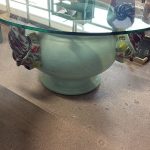 Tavolino in vetro basso Nuovo da esposizione 363/U