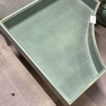 Tavolino angolare azzurro in legno Nuovo da esposizione codice: 364/U