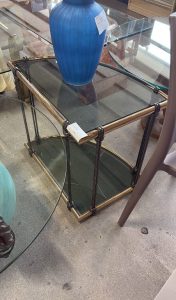 Tavolino in vetro 493/U