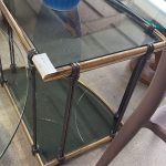 Tavolino in vetro 493/U