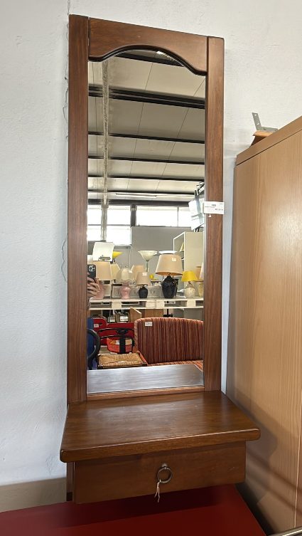 Specchio marrone Nuovo da esposizione 498/U