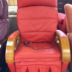 Poltrona Helios relax in ecopelle rosso Nuova da esposizione 2329/U