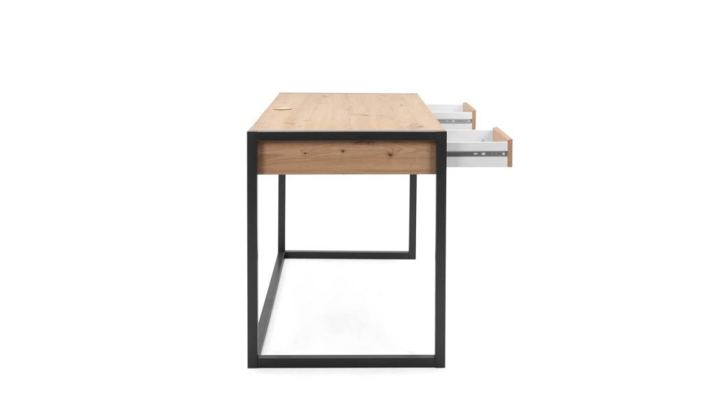 Scrivania Denver 30 L120xP60XH75 quercia antracite