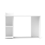 Scrivania Paco1 con 2 ripiani colore bianco