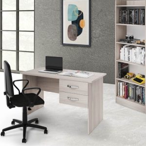 Scrivania Tiffany due cassetti 119x64x75h cm olmo