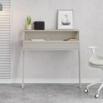 Scrivania da parete cashmere con cassetto Cowork 94 cm.