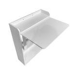 Scrivania tavolo pieghevole Plana colore bianco 64×56×H 82 cm