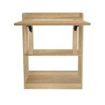 Scrivania tavolo pieghevole Plana colore rovere 64×56×H 82 cm