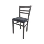 Sedia Cromica in legno grigio seduta Enjoy Lux 24 set 2 pezzi