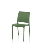 Sedia Curtis polipropilene menta design ergonomico set 4 pezzi