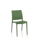 Sedia Curtis polipropilene menta design ergonomico set 4 pezzi