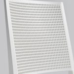 Sedia Grid polipropilene grigio set 4 pezzi