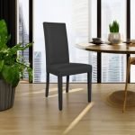 Sedia Nancy nera standard set 2 pezzi