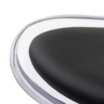 Sedia Tebe in PET trasparente e gambe in legno set 4 pezzi