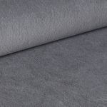 Sedia Vika in tessuto Anka 5 grigio con piedini neri set 4 pezzi