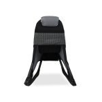 Sedia gaming Rocky con seduta imbottita in rete bicolore nero e grigio