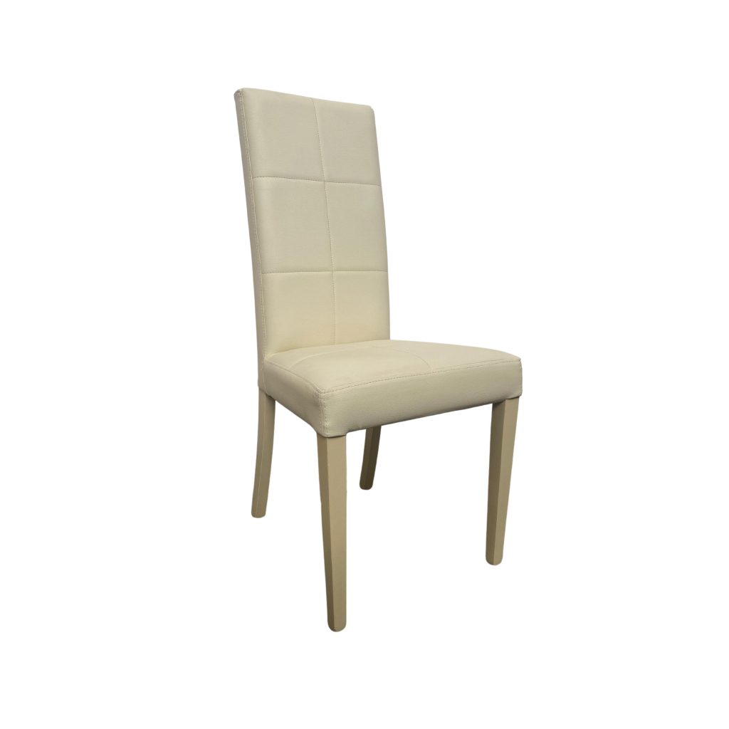 Sedia imbottita Giada standard colore beige set 2 pezzi