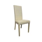 Sedia imbottita Giada standard colore beige set 2 pezzi
