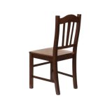 Sedia in legno con seduta in massello Silvana set 2 pezzi