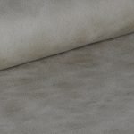 Sgabello Saki in nabuk Uras 02 tortora con gambe nere
