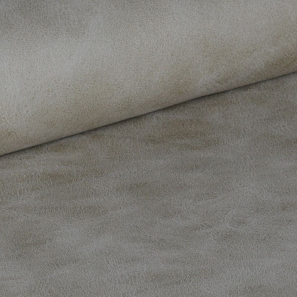 Sgabello Saki in nabuk Uras 02 tortora con gambe nere