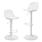 Sgabello regolabile Rand completamente bianco