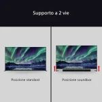 Sony Smart TV 55 Pollici 4K Ultra HD Display OLED Sistema Android TV Bravia Classe F colore Nero - K55XR8M25B.CEI