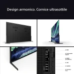 Sony Smart TV 55 Pollici 4K Ultra HD Display OLED Sistema Android TV Bravia Classe F colore Nero - K55XR8M25B.CEI