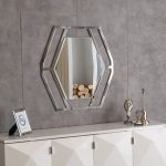 Specchiera esagonale Enzio