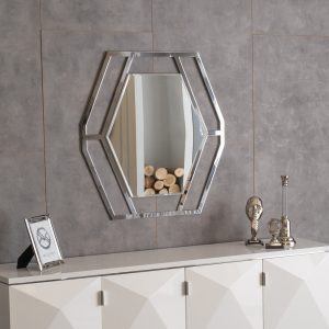 Specchiera esagonale Enzio