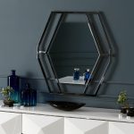 Specchiera esagonale Enzio