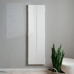 Specchio da parete Glasgow con ante laterali richiudibili colore bianco