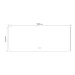 Specchio smart rettangolare YJ-70180A con retroilluminazione 70x180 cm.