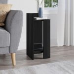 Tavolino comodino di design Elos 27x25x60h colore nero sinistro