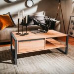 Tavolino da salotto Denver 55 L100xP55XH40 quercia antracite