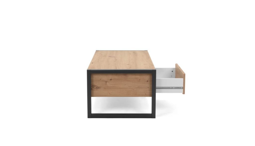 Tavolino da salotto Denver 55 L100xP55XH40 quercia antracite