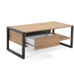 Tavolino da salotto Denver 55 L100xP55XH40 quercia antracite