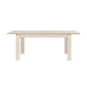 Tavolo Imab Manhattan in rovere sbiancato con 1 allunga 130x90x76.5 H cm.