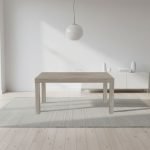 Tavolo Imab piana T08 in larice voyager con 4 allunghe 160x90x74.6 H cm.