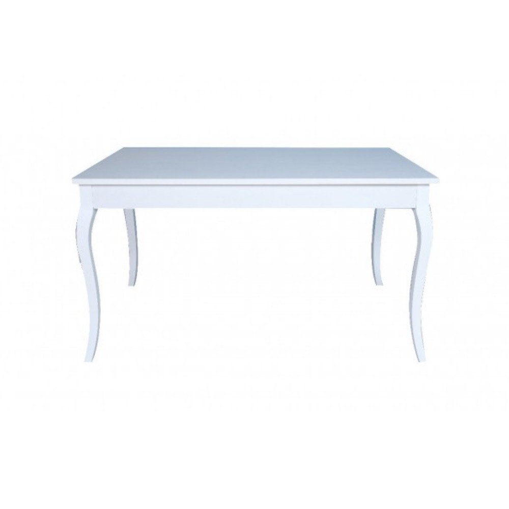 Tavolo Liberty allungabile 140x85 bianco frassinato