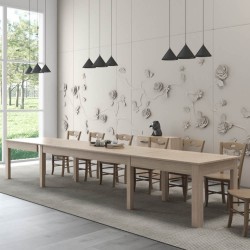 Tavolo Super4 160x90 allungabile a 320 cm olmo