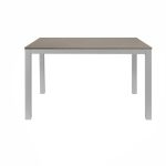 Tavolo allungabile 120x80 struttura alluminio e piano larice grigio Monster