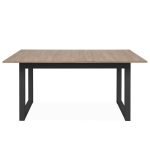 Tavolo allungabile Austin 80A piano colore legno e gambe antracite