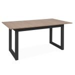 Tavolo allungabile Austin 80A piano colore legno e gambe antracite